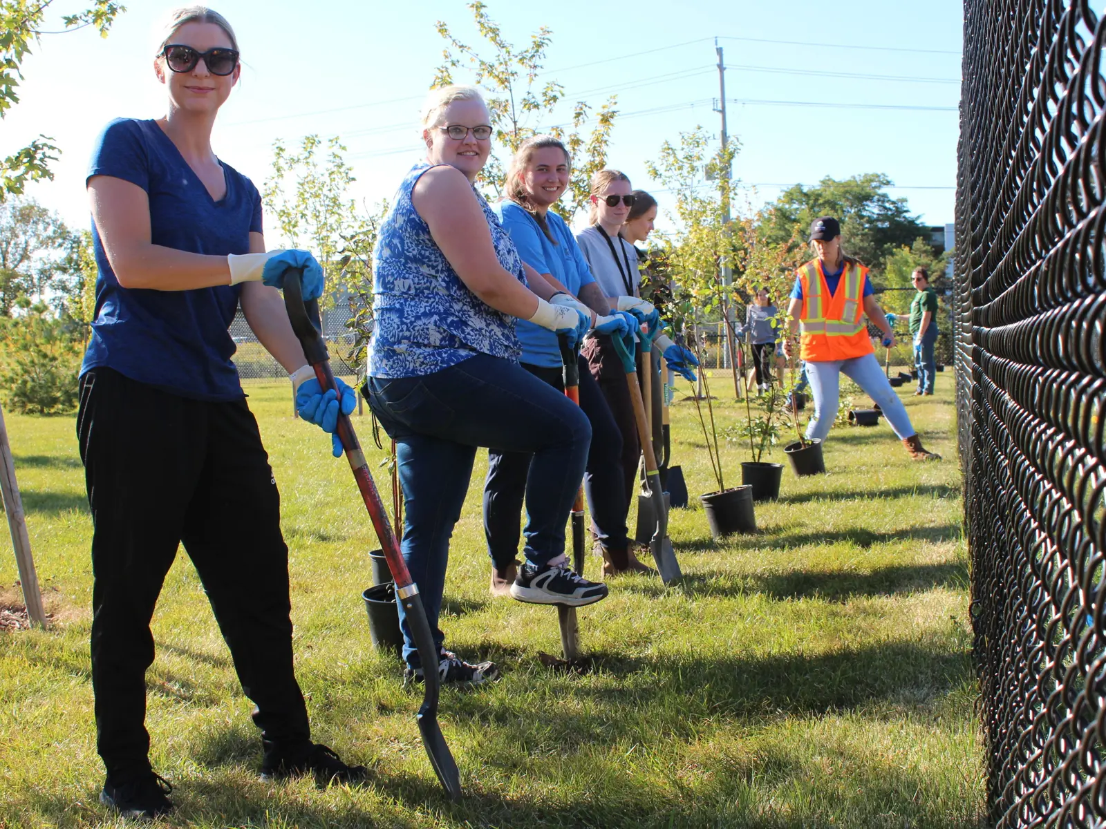 Pro Humane Tree Planting Project 125 trees planted at Humane Society | Otonabee Conservation